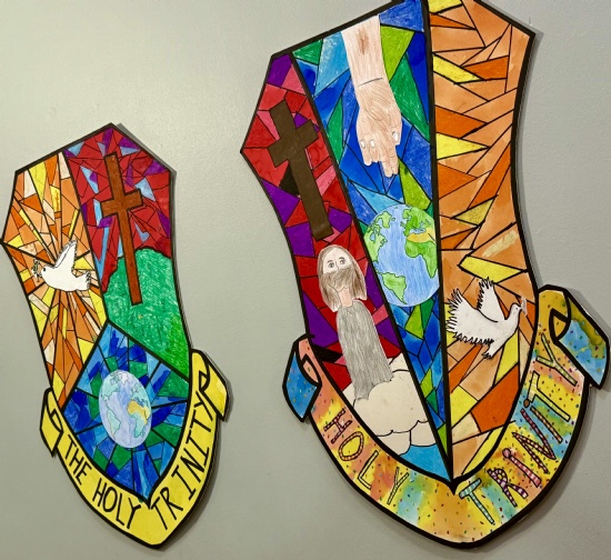 Chelford Primary School - Holy Trinity artwork Class 3